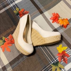 ⭐️3/$20 SALE Madden Girl “Thicke” Cream Wedge